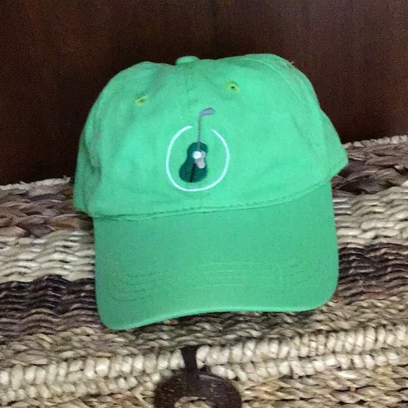 Guitar golf club lime green ball cap - Picture 2 of 5